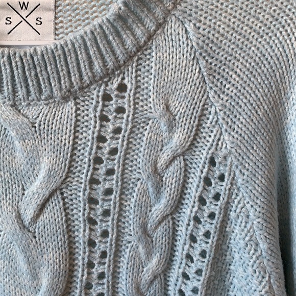 Blue Sweater Dress - Picture 5 of 5